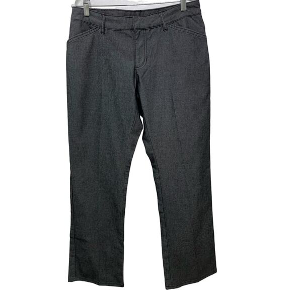 Vintage Old Navy Stretch Dress Pants Low Rise Straight Leg Gray Womens Size 10 - Picture 1 of 10